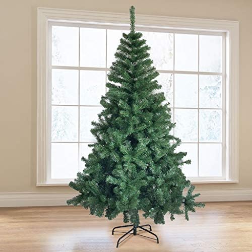 עץ חג המולד של Callm, 6 רגל/1.8 מ 'עץ חג המולד ידידותי לסביבה עץ אורן מלאכותי 800 טיפים עם מתכת נשלחת מארהב