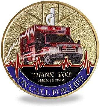 שירותי רפואת חירום אתגר חובש מטבע מטבעות EMT EMS Paramedic מטבעות זיכרון