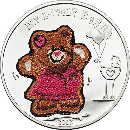 פלאו 2012 - המטבע הפלאש ביותר בעולם - הדוב המקסים שלי - 1oz - מטבע כסף - $ 5 לא מחולק