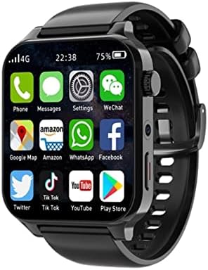 Balami 4G Watch Smart Watch טלפון 4GB 64GB Android 9.0 GPS 1.99; מסך מצלמה כפולה Google Play Sim Card Sportwatch Smartwatch לגברים