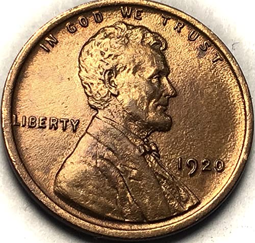1920 P Lincoln Weat Cent Cent Penny State Mint State