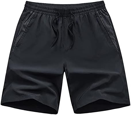 מכנסיים של גברים עם מותניים אלסטיים גברים קיץ גברים ספורט מכנסי מטען ישר מכנסיים קצרים רופפים רופפים