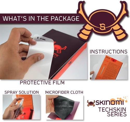 מגן מסך Skinomi התואם לסרט Asus vivotab הערה 8 Techskin TPU TPU אנטי-בועל HD סרט HD