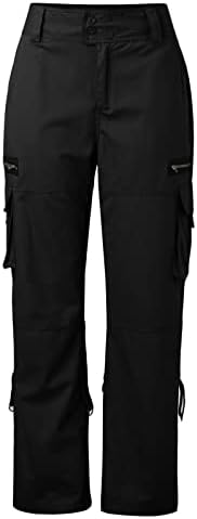 מכנסי נשים רונגקסי לנשים עם כיסים מכנסי מטען חיצוניות חיצוניות ריפסטופ קאם קמו קאם בנייה צבאי מכנסיים נשים יוגה