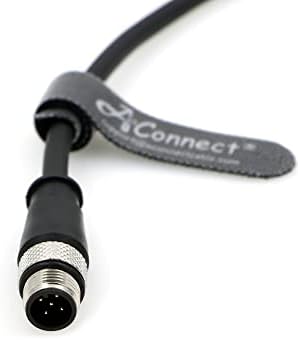 Acnect M12 קוד 5 סיכה מחבר ישר זכר שקע תעופה כבל חשמלי למצלמה תעשייתית 2m/6.5ft