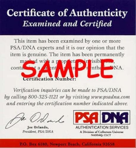 דייב רובינסון PSA DNA חתום על COA 8x10 חתימות תמונות חתימה - תמונות NFL עם חתימה