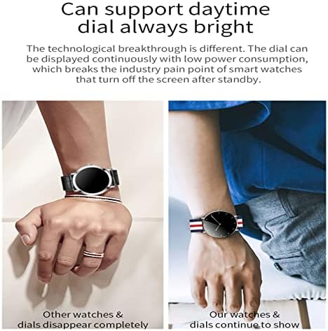 שעון חכם IP67 Smartwatch Fitness מעקב אחר צמיד צמיד תאימות לנשים תאימות ל- Xiao Mi Huawei