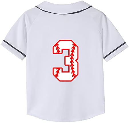 יוג 'י איטדורי פעוט ילד יום הולדת חולצה בייסבול ג' רזי ילדים תלבושת 2 3 4 שנה ישן יום הולדת חולצות