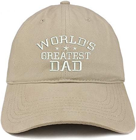 טרנדי הלבשה חנות העולם הגדול ביותר אבא רקום רך כתר מוברש כותנה כובע