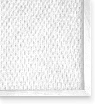 תעשיות סטופל צהוב בוטני בוטולי ציור פריחה, עיצוב מאת לינדזי בנסון לבן מסגרת קיר ממוסגר, 12 x 12