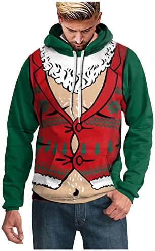 גולריזי סתיו וחורף מודפס חג המולד למעלה ארוך ברדס שרוולים גברים של סוודר מעניין גברים של נים & מגבר; חולצות
