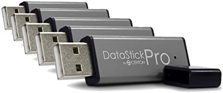Centon Datastick Pro USB 2.0 כונן פלאש 128GB x 5, אפור