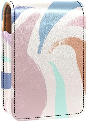 מארז שפתון Oryuekan עם תיק איפור נייד חמוד חמוד כיס קוסמטי, גרפיטי פשוט אמנות מודרנית