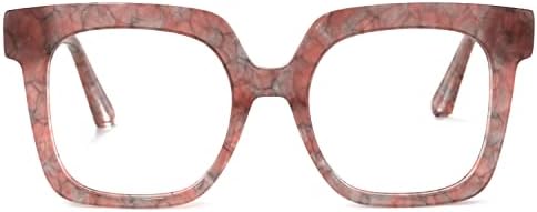 אופנתי אצטט גדול עבה כיכר משקפיים לגברים נשים ברור עדשת דקסטר זואה02007
