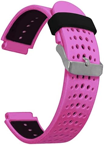 Bkuane Watch להקת Silicone החלפת שעון שעון עבור Garmin Forerunner 235 220 230 620 630 735XT צמיד חיצוני צמיד חיצוני צמיד חיצוני
