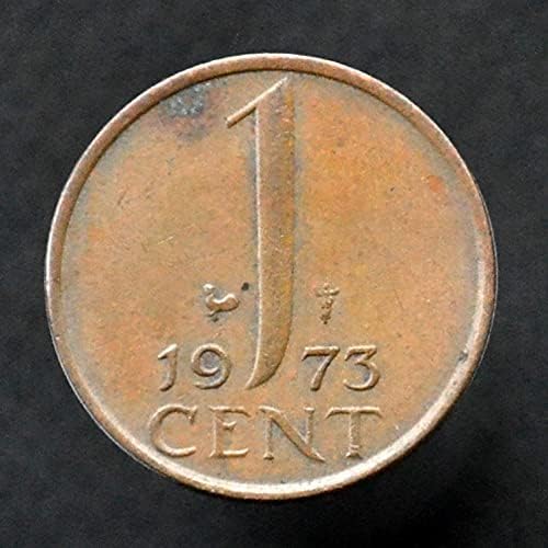 מטבע הולנד מטבע דקה 1 אקראי 17 ממ נחושת KM180 מטבעות אירופיות ישנות