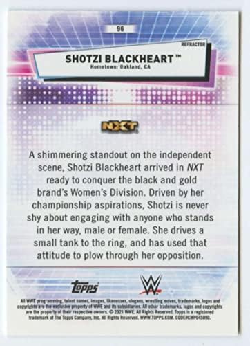 2021 Topps Chrome WWE Refractor 96 Shotzi Blackheart