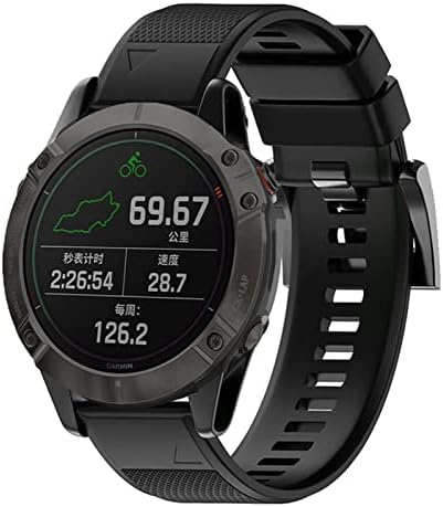Brart Sport Silicone Watchband רצועת שורש כף היד עבור Garmin Fenix ​​7 7x 6x 6 Pro 5x 5 Plus 3hr 22 26 ממ