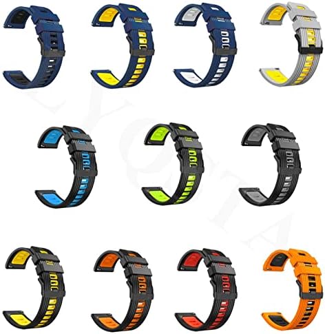 רצועות סיליקון של OneCM עבור Suunto 9 שיא ספורט שעון חכם נושם עבור Yamay SW022 Smartwatch להחלפה להקה 22 ממ צמיד