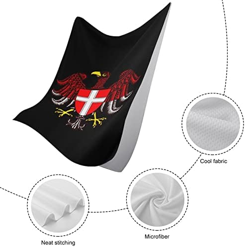 דגל של וינה מגבות יבשות מהירות מטליות כביסה סופגות מאוד מטליות פנים פנים מגבות יד למלון ספא אמבטיה
