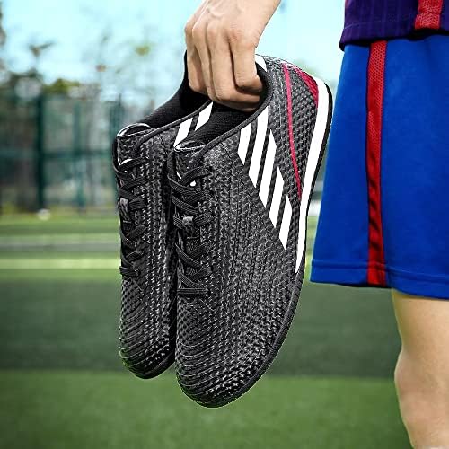 נעלי כדורגל אתלטיות לגברים של אגרה ילדים גדולים נוער מקורה סוליות כדורגל קרקע חיצוניות