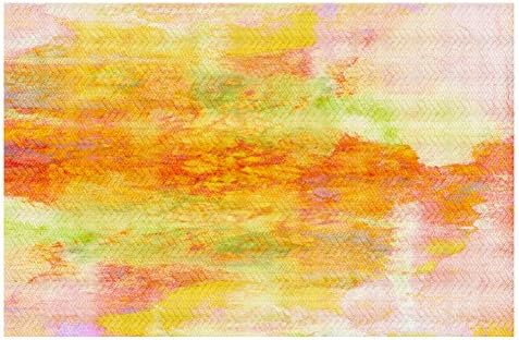 שטיחי שטח ארוגים של דיאנוש, שטיחי מטבח, שטיחי אמבטיה מאת ג 'וליה די סנו יצירות פסטל ג' גדולות בגודל 4 על 6 רגל