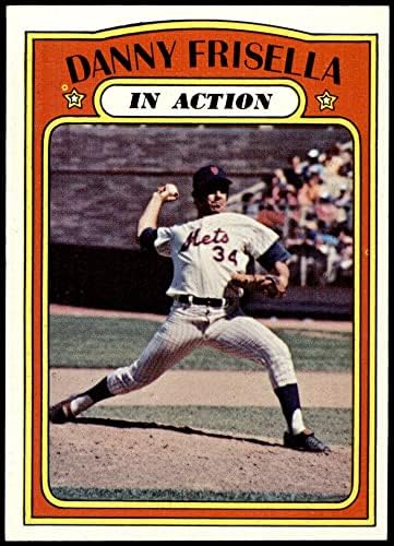 1972 Topps 294 בפעולה דן פריסלה ניו יורק מטס NM Mets
