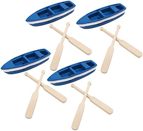 4 סטים עץ סקאלוס דגם מפרשית קישוט פארה סאלאס דה קאסה דגם ערכות חוף ים סירת דקור מיני גן קישוט סירת פיסול מיקרו נוף קישוטי עשה זאת בעצמך חומרים בובה
