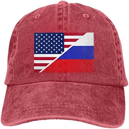 ארהב נגד רוסיה רוסיה דגל לאומי כובע בייסבול כובעי בוקרים מתכווננים כובעים מתכווננים