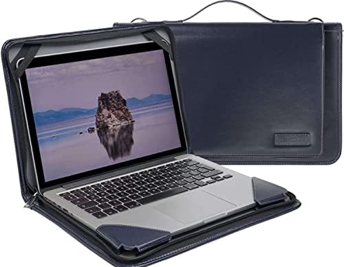 מארז שליח מחשב נייד כחול Broonel כחול-תואם ל- HP Chromebook 15-DE0000NA מחשב נייד מלא HD מלא